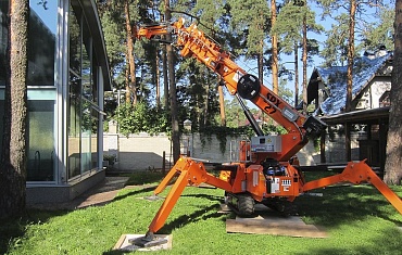 Остекление фасада коттеджа